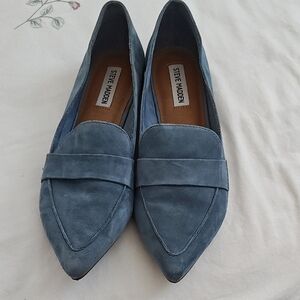 Steve Madden Suede Blue Flats